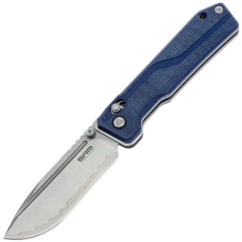 Сгъваем нож SRM 7228B-ME2 - дръжка от Micarta и ламинирана 140Cr стомана