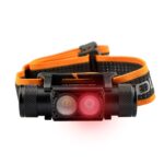 Мощен челник Dulotec H2 V2.0 + батерия 3000 mAh, с бяла и червена светлина » Dulotec.com