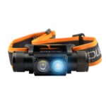 Мощен челник Dulotec H4 Pro V2.0 + батерия 3400 mAh, с бяла и синя светлина » Dulotec.com