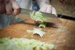 Кухненски нож Suncraft Kouhei-Shinmatsu ZDP-189  Bunka Silver 200 мм » Dulotec.com
