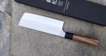 Кухненски нож Suncraft Kouhei-Shinmatsu ZDP-189 Nakiri Silver 170mm » Dulotec.com