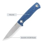 Туристически нож SRM 702T с фиксирано острие от Sandvik 14C28N » Dulotec.com