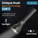 Мощен далекобоен фенер Dulotec Tracker 1300 - до 6500 лумена, до 1300 метра » Dulotec.com