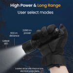 Фенер Dulotec Convoy C8+MAX, до 2200 лумена до 1100 метра, SFT25R диод с батерия и зарядно » Dulotec.com
