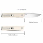 Сгъваем нож SRM 401LC-GT - дръжка от G10 и 10Cr15MoV стомана » Dulotec.com