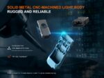Фенер Fenix E06R за ключодържател - бял » Dulotec.com