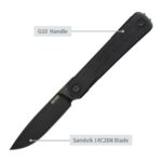 Сгъваем нож SRM 135-GB - дръжка от G10 и 14C28N стомана » Dulotec.com