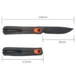 Сгъваем нож SRM 135-GJ - дръжка от G10 и 14C28N стомана » Dulotec.com