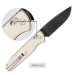 Сгъваем нож SRM 258L-GT2 Terrier - дръжка от G10 и ламинирана 140Cr стомана » Dulotec.com